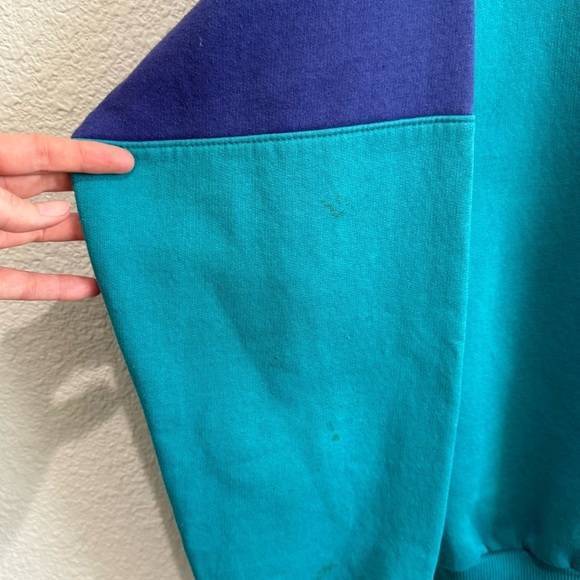 VTG Victoria Canada Womens Quarter Zip Pullover Sweater Ski Resort Gorpcore 90s - Picture 5 of 11